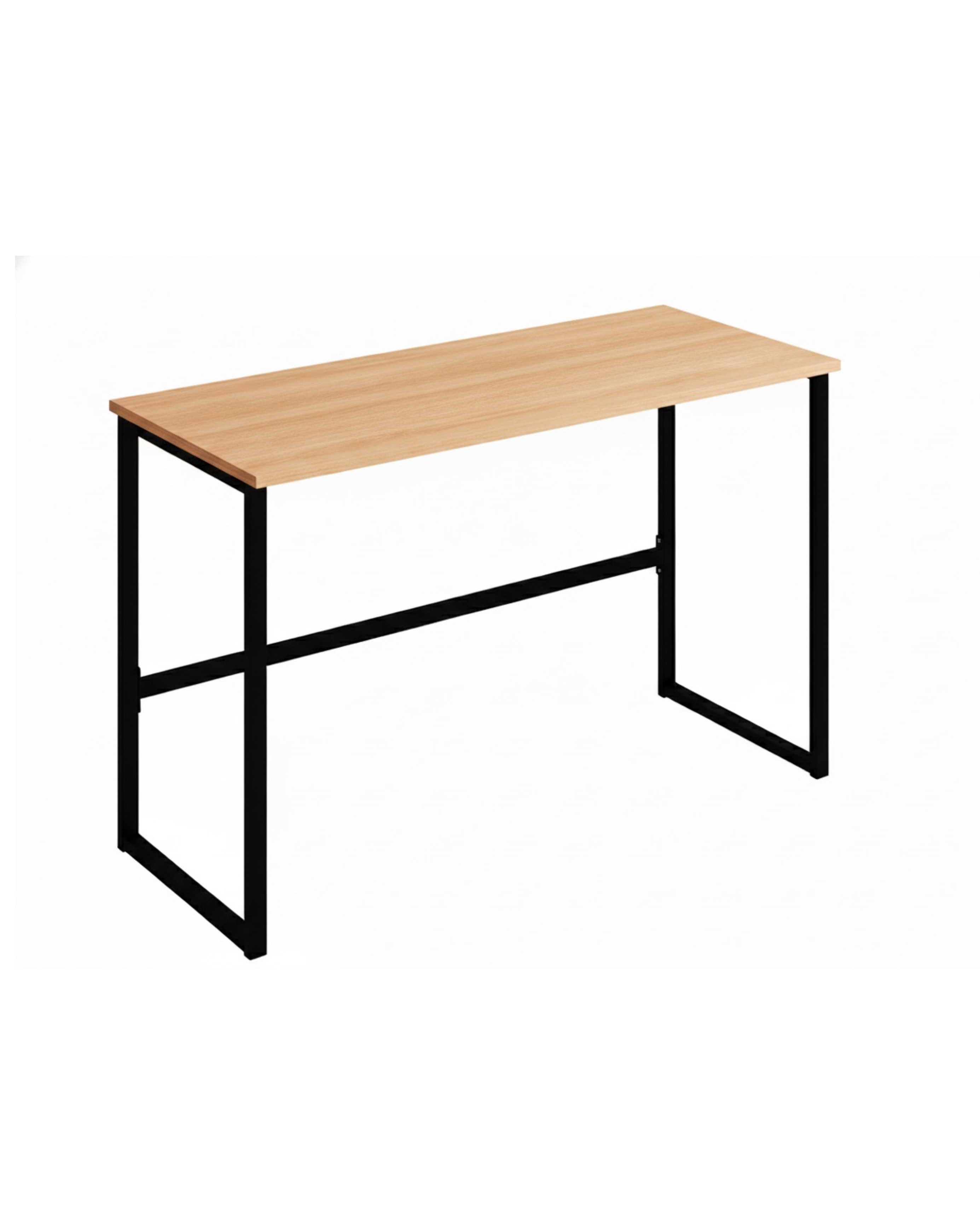 Стіл учнівський 2-місний на металевому каркасі, ЛДСП (бук), 1200х500х760, АНШАР ГРУП (6636)